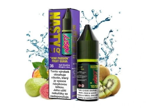 NASTY LIQ Kiwi-Passionsfrucht-Guave 10 ml - Nikotinsalz-Liquid: 20 mg
