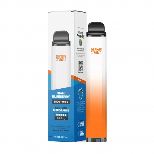 Orange County CBD Miami Blueberry 600 mg CBD + 400 mg CBG